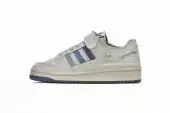 chaussure adidas forum low white altered blue gw4333